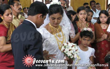 Marriage Picture at St Marys Forane Church Chalakudy